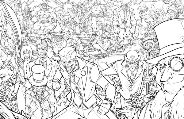 Les super-vilains DC - Le livre de coloriage officiel