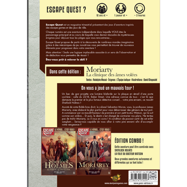 Escape Quest Moriarty, La Clinique des âmes volées