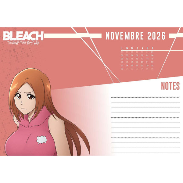 Agenda Bleach 2026-2027
