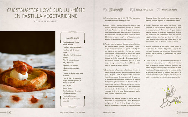 Alien, Le livre de recette officiel