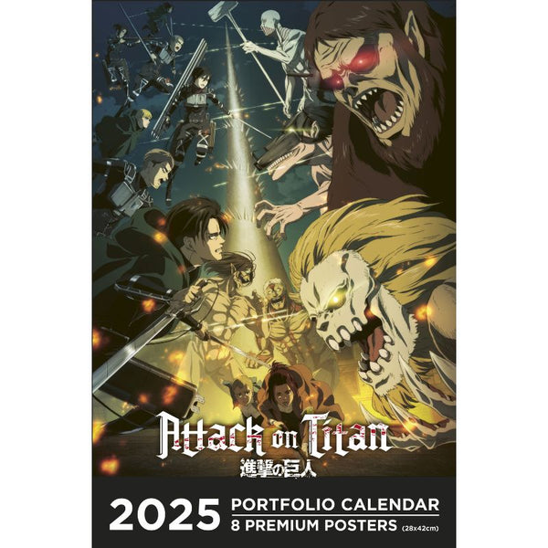 Calendrier Portfolio 2025 - Attaque des Titans