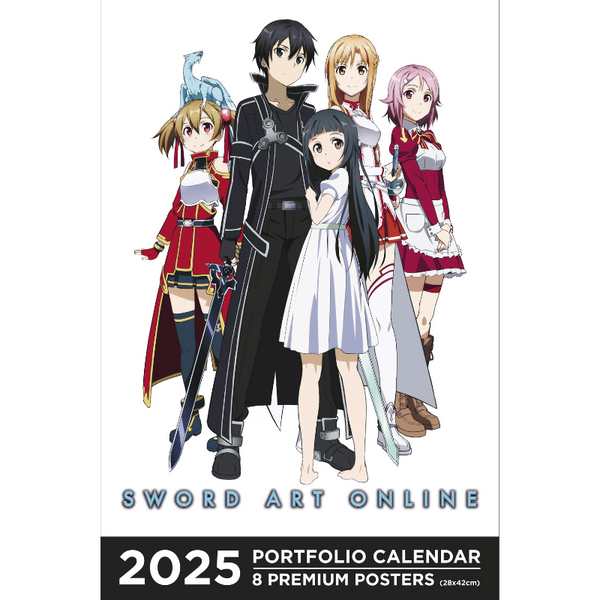 Calendrier Portfolio 2025 - Sword Art Online