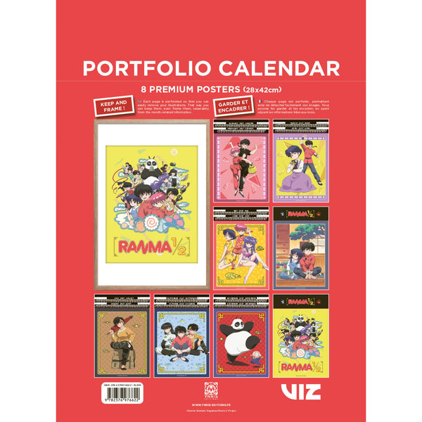 Calendrier Portfolio 2026 - Ranma 1/2