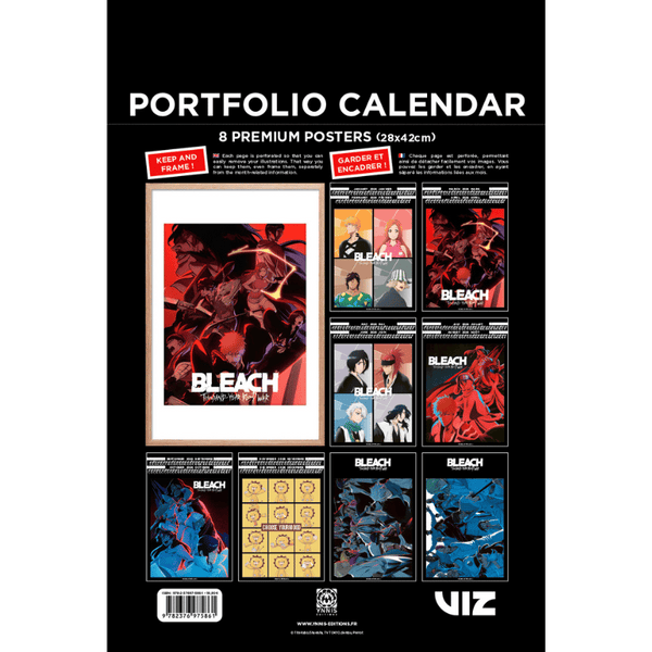 Calendrier Portfolio 2026 - Bleach Thousand Year Blood War