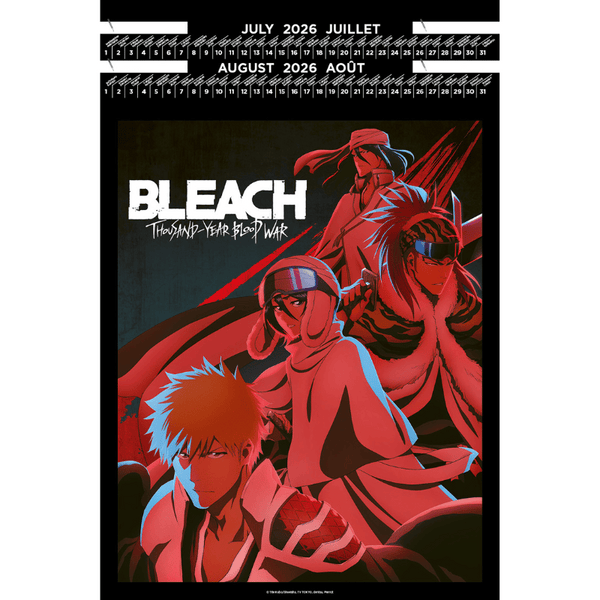 Calendrier Portfolio 2026 - Bleach Thousand Year Blood War
