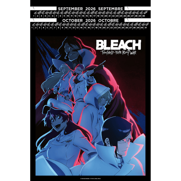 Calendrier Portfolio 2026 - Bleach Thousand Year Blood War