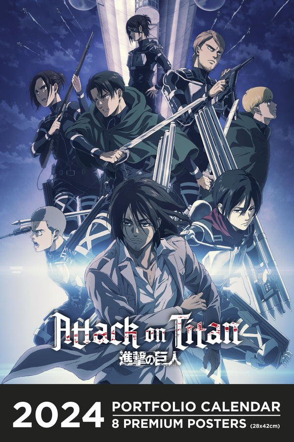 ATTACK ON TITAN saison FINALE Portfolio – Calendrier 2024