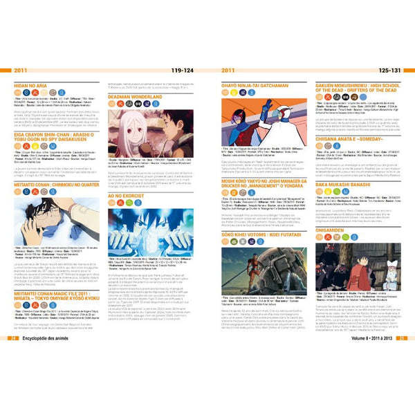L'Encyclopédie des Animés - Volume 8 2011-2013