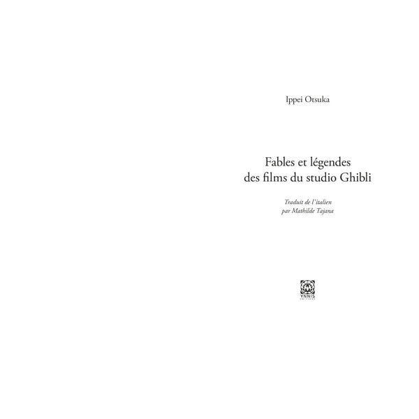 Fables et Légendes des films du Studio Ghibli