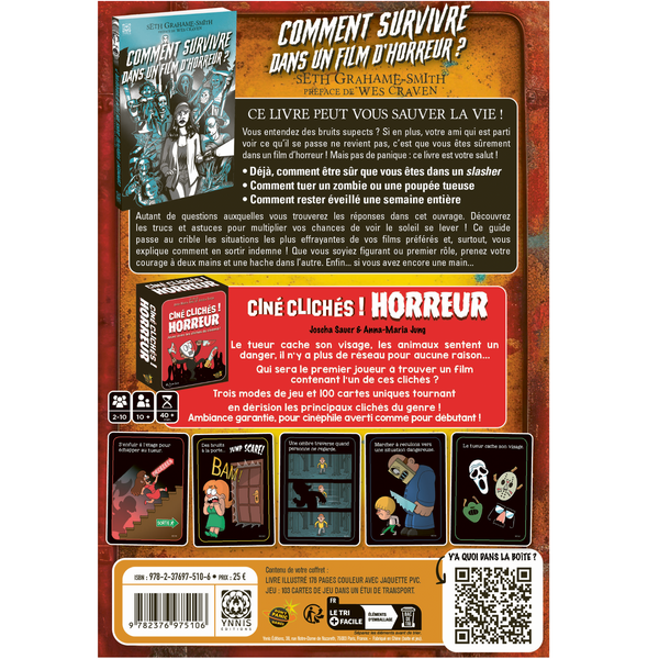 Soirée frissons, Kit de survie : Ciné Clichés Horreur + Comment survivre à un film d’horreur ?