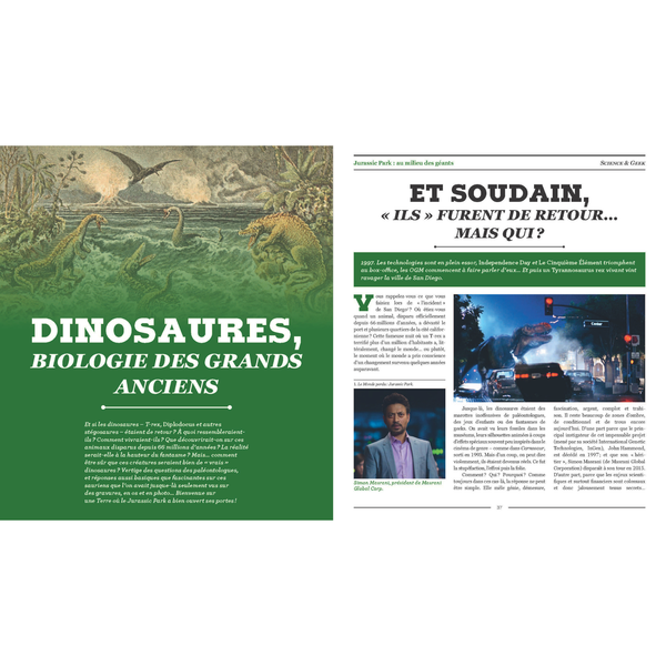 Science et Geek Et si Jurassic Park existait ?