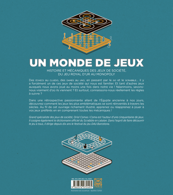 Un monde de jeux - Histoire et mécaniques de jeux de société,  du jeu royal d’Ur au Monopoly