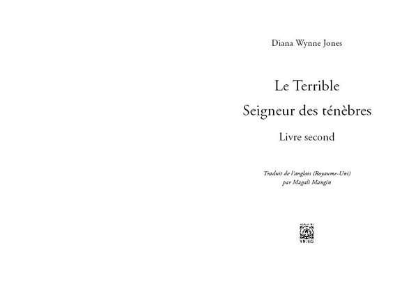 Le Terrible Seigneur des ténèbres, Livre second