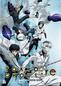 Couverture agenda scolaire 2018-2019 Tokyo Ghoul:Re